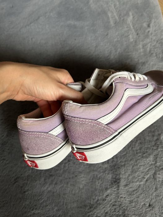 Fioletowe tenisówki trampki Vans rozmiar 36