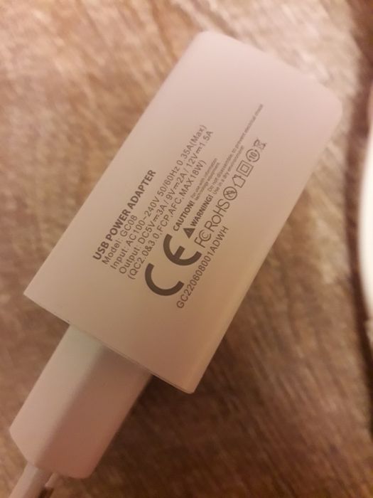 Блок со шнуром  быстрая зарядка