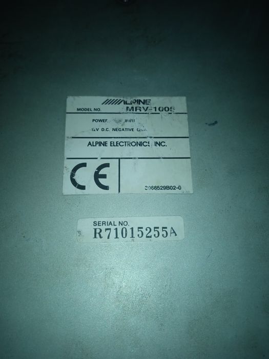 Wzmacniacz samochodowy Alpine MRV-1005 V12 made in Japan