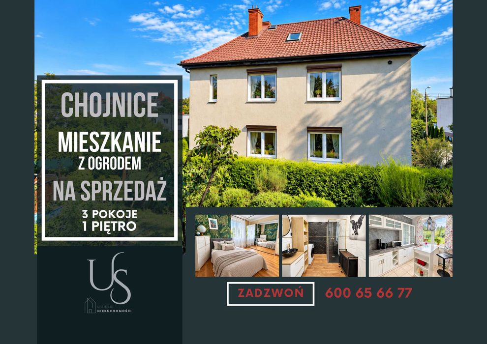 Mieszkanie z OGRODEM - 1 piętro - blisko centrum - Prywatnośći spokój - SPRAWDŹ