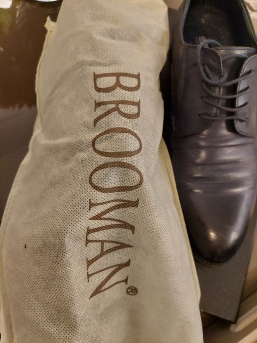 Brooman półbuty granatowe