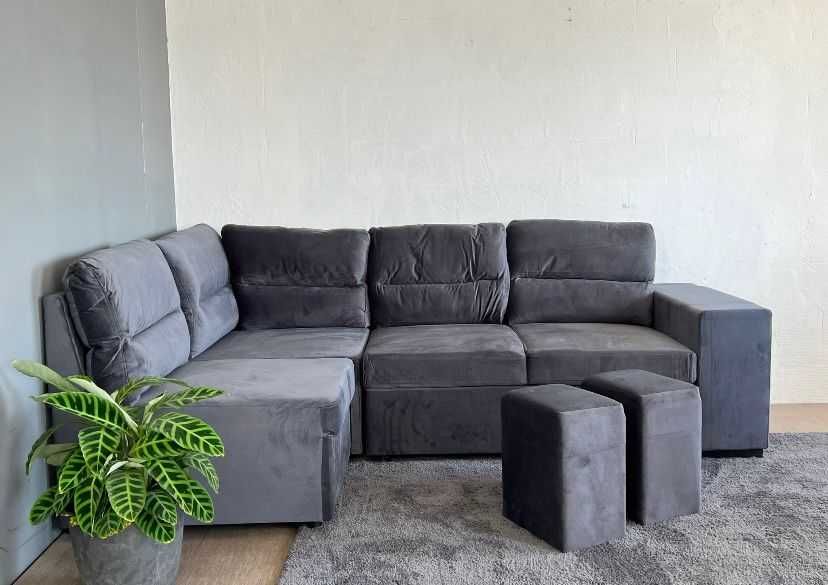 LIQUIDAÇAO TOTAL  SOFÁ-CAMA DE CANTO CONFORTÁVEL