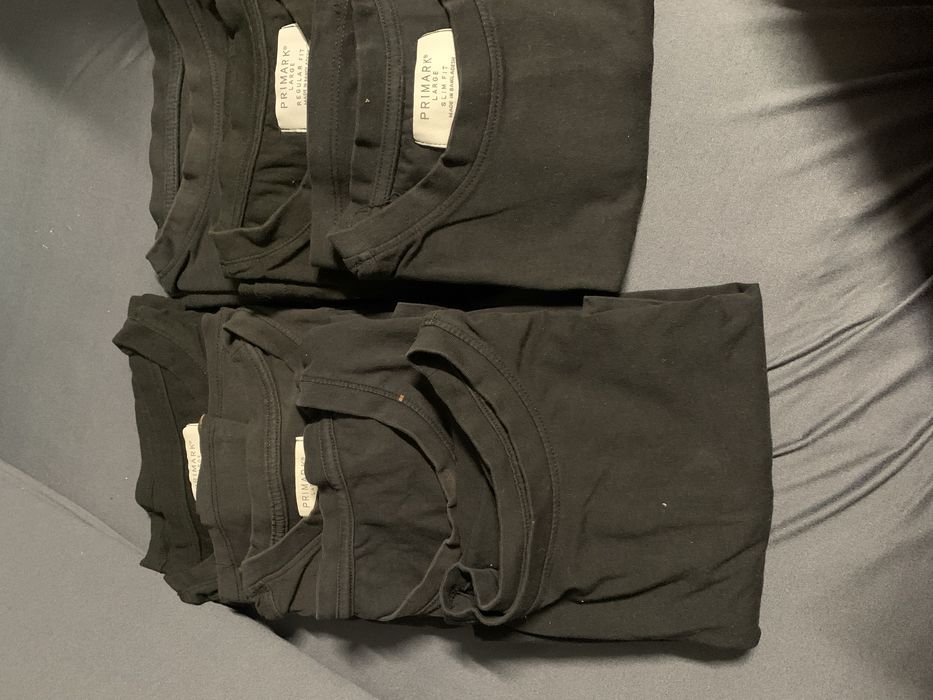 Pack de 7 blusas pretas usadas