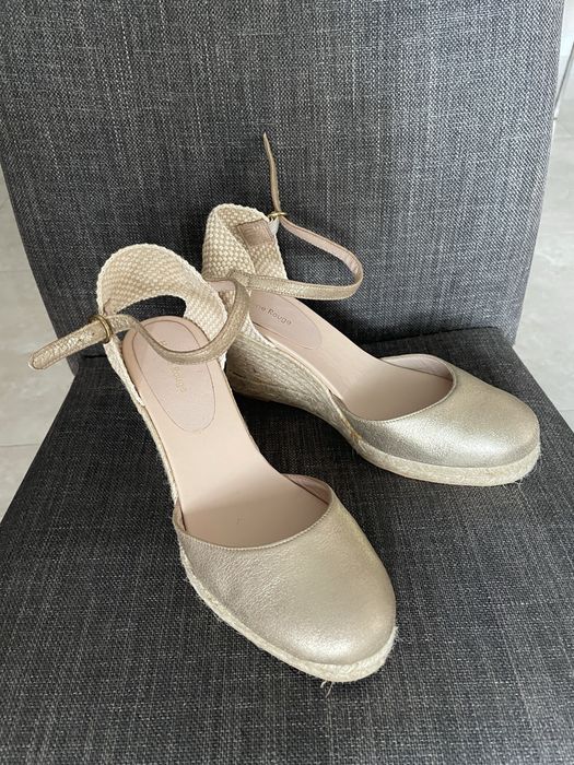 Туфлі еспадрильї літо шкіра