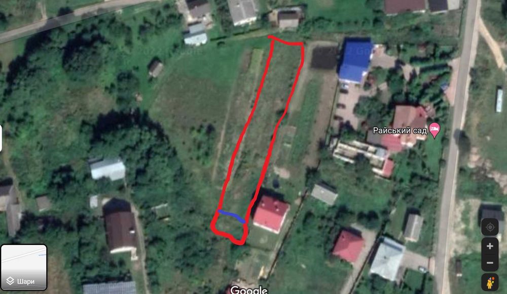 Земельна ділянка під забудову Винники-Чишки (с. Волиця), р-н Озера