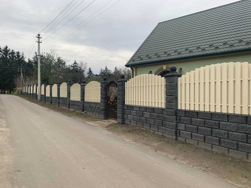 Штакетник  Штахетник Паркан з Штахет Металеві Штахети Львів