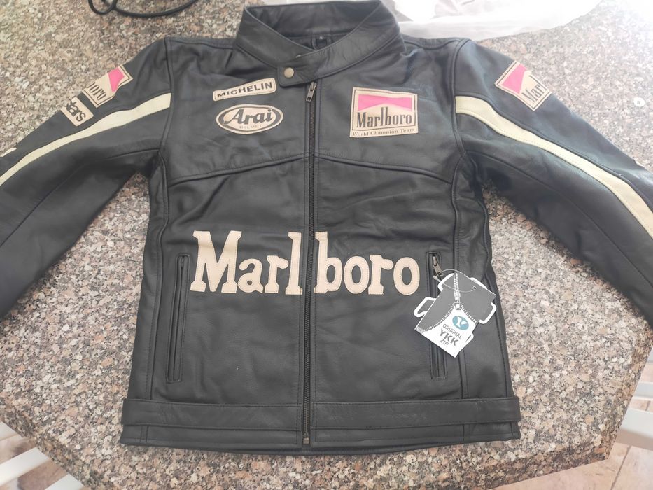 Casaco de Cabedal para Moto VINTAGE