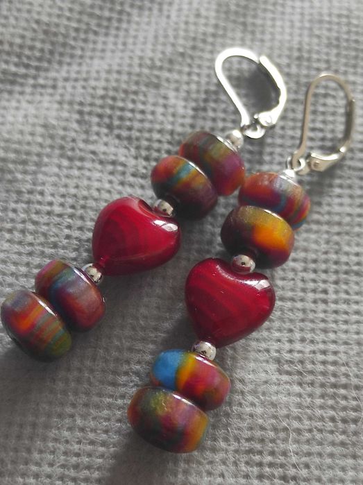 Śliczne kolczyki wiszące