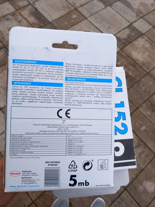 Taśma uszczeniająca