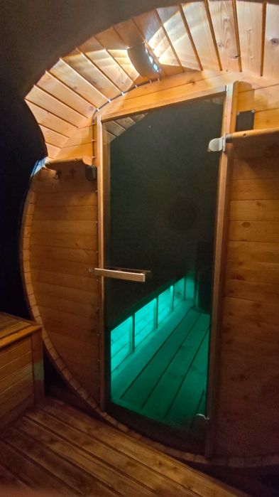 Sauna mobilna, na przyczepce, balia jacuzzi mobilne