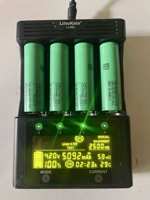 Samsung 50S 21700 5000mAh 45A Оригінал (опт/роздріб)