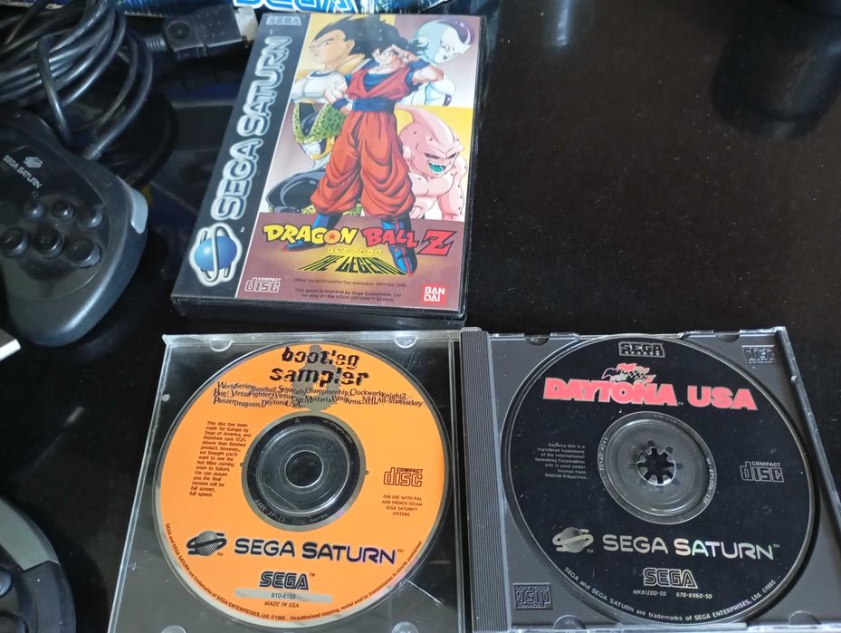 Sega saturn com jogos