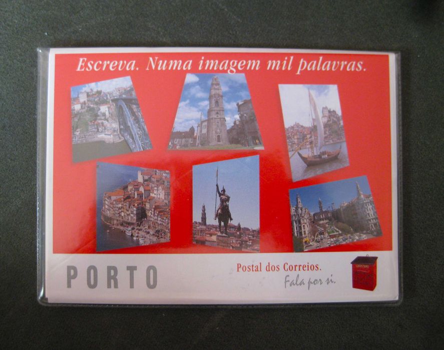 Coleção de Conjuntos de Postais Ilustrados CTT de cidades