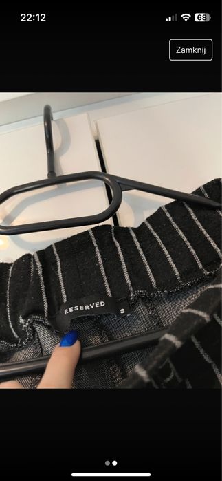 Spodnie w paski reserved