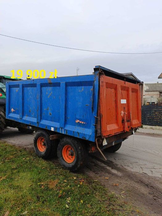 Przyczepa Rolnicza Tandem Skorupa Sprowadzona do Zielonek Obiętosciowa