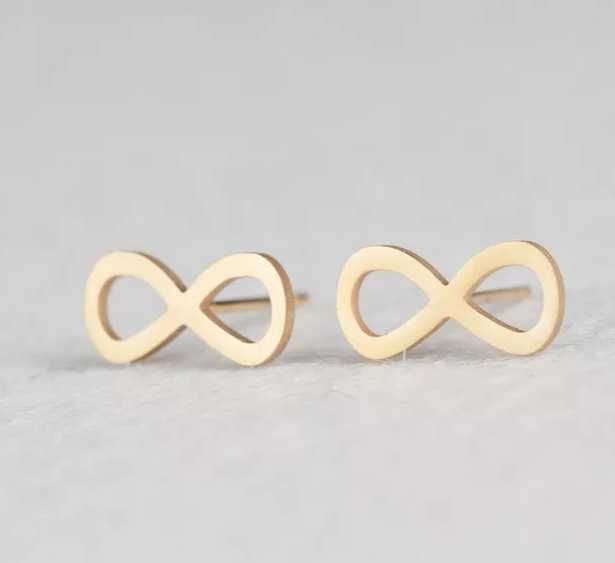 Brincos e pingentes em aço inoxidável