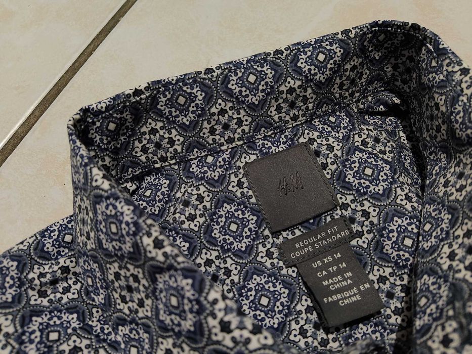 H & M - NOWA! Markowa Koszula Męska rozmiar XS