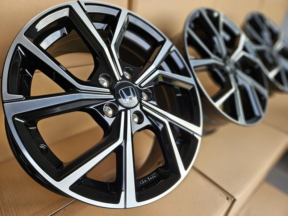 Honda 17 " Nowe 5x114,3 CR-V HR-V Civic Accord Felgi Czarne Alufelgi