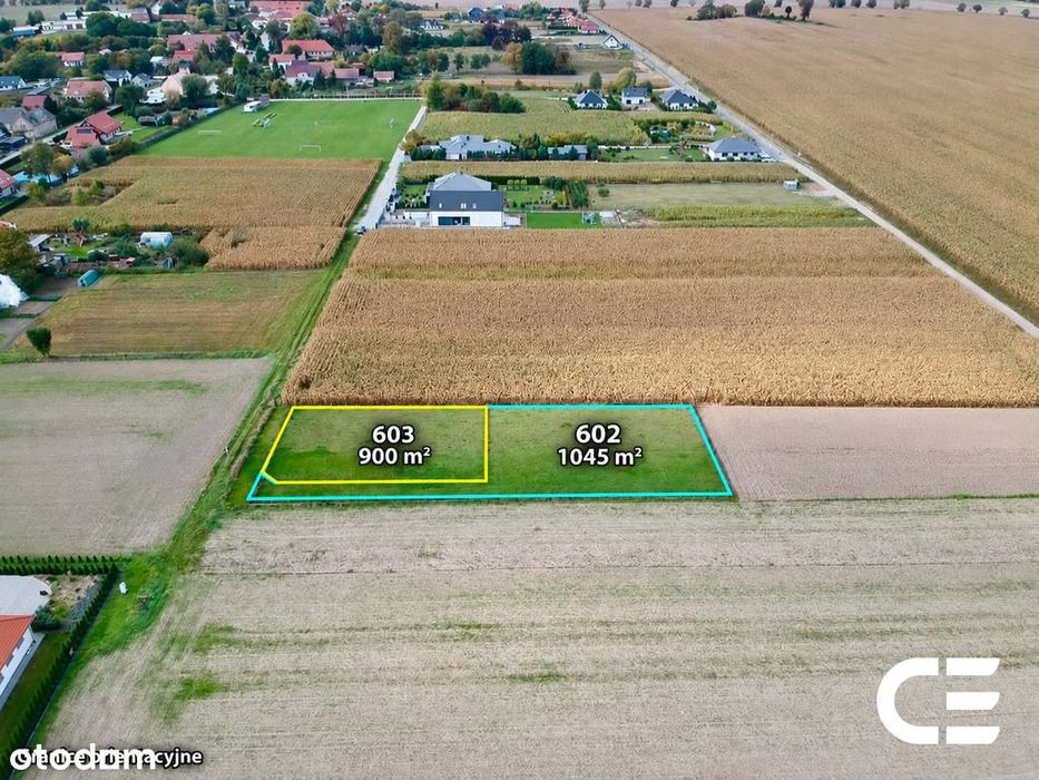 Bystre | 2 działki budowlane | 1046 m² i 900 m²
