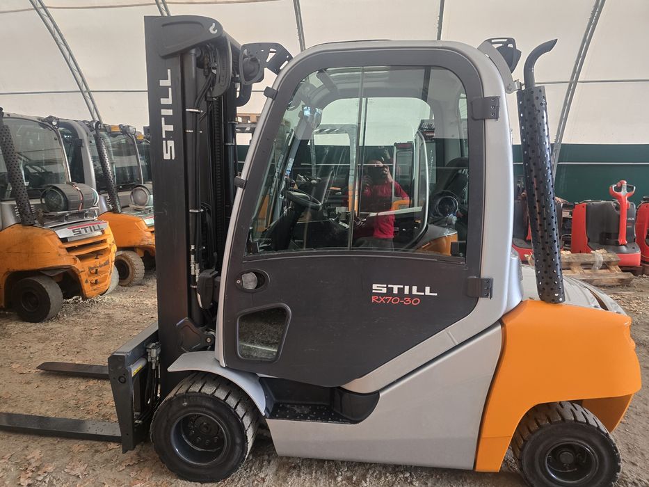 STILL RX 70 -3 T DIESEL kabina 5 sekcji triplex