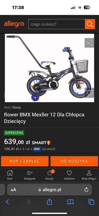 Rowerek chlopiecy