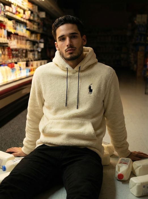 Преміум худі Polo Ralph Lauren з вишитим лого та QR кодом