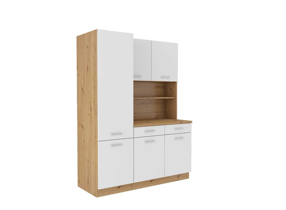 Kredens MARIA Meble do Kuchni biały 150cm