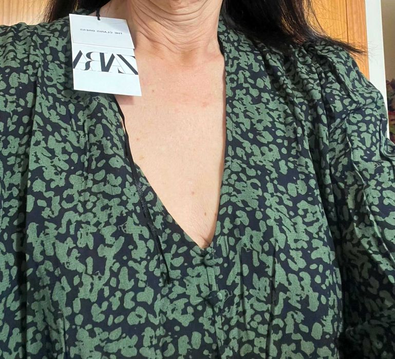 Vestido Zara animal print