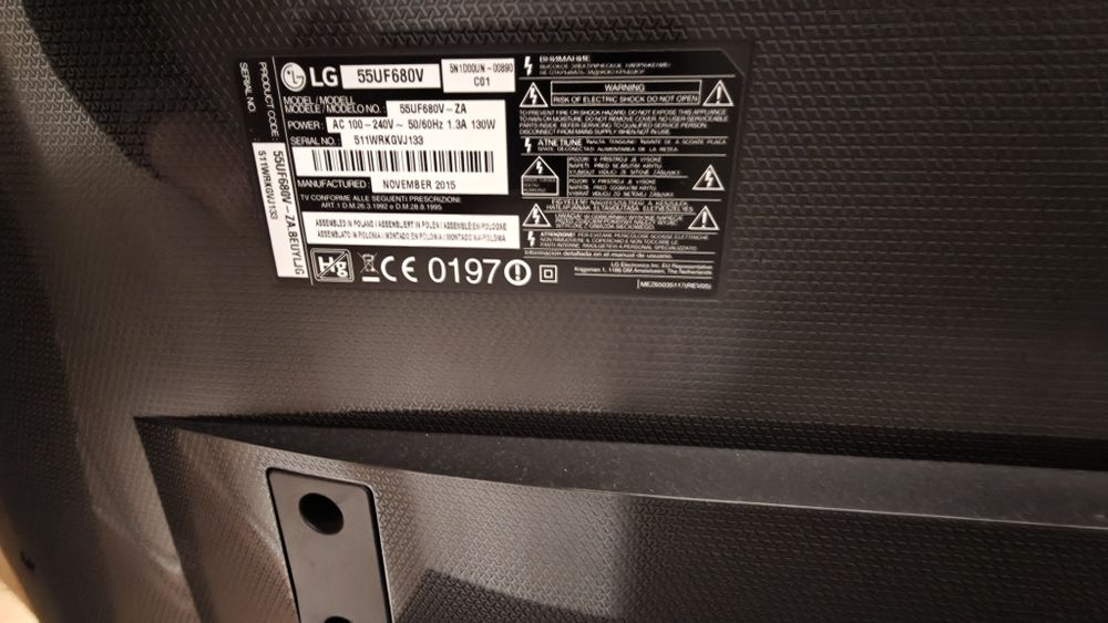 TV LG 55UF680V 55" UHD Smart TV