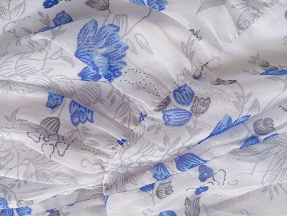 Платье шифоновое сарафан L