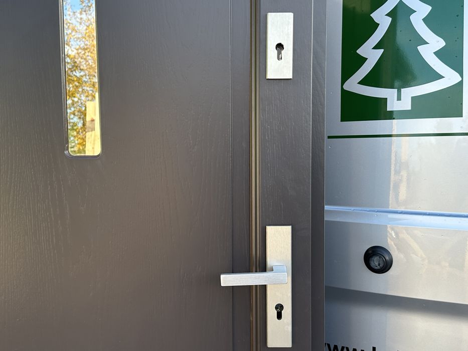 Drzwi zewnętrzne drewniane OD RĘKI czyste powietrze DOSTAWACała Polska