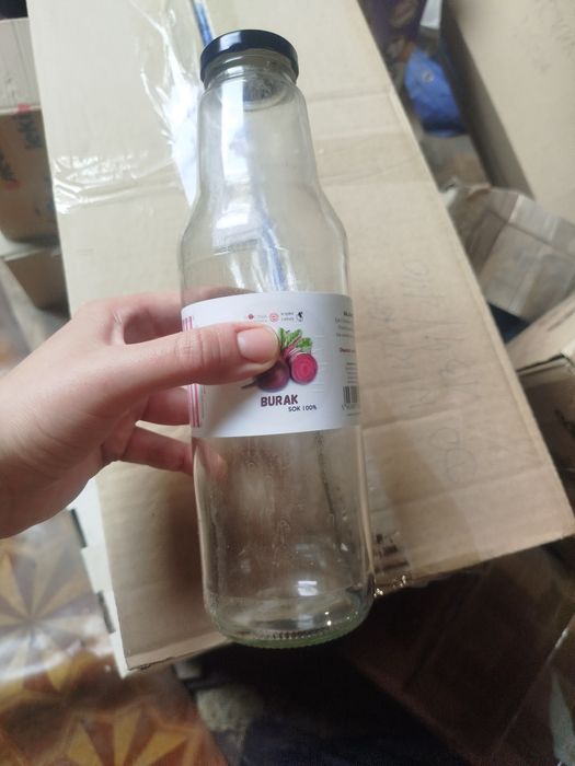 Szklane butelki 700 ml na soki
