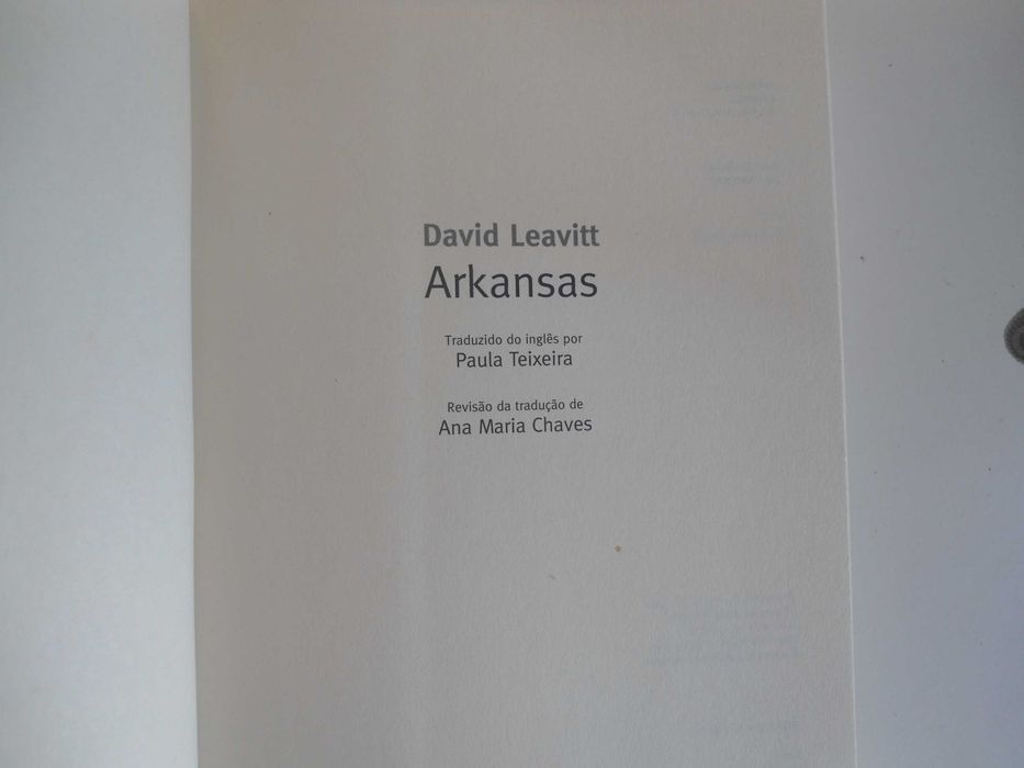 Arkansas por David Leavitt
