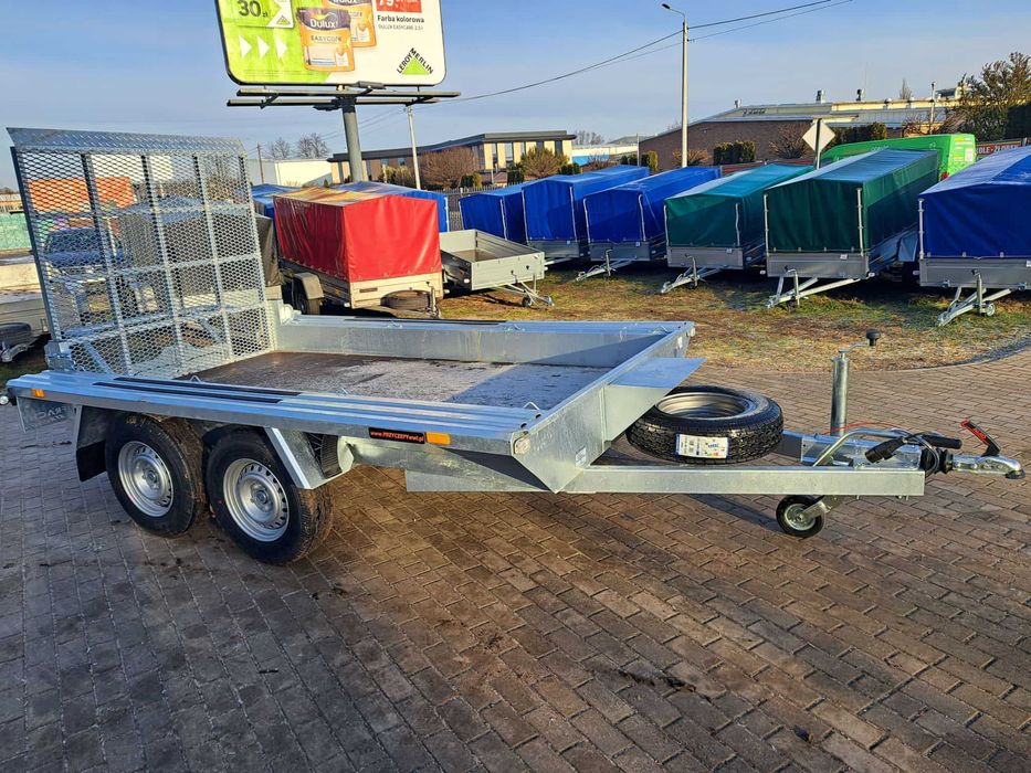 Przyczepa Pod Minikoparkę FRACHT KAROL WZMOCNIONA DMC 2700 kg Od Ręki!