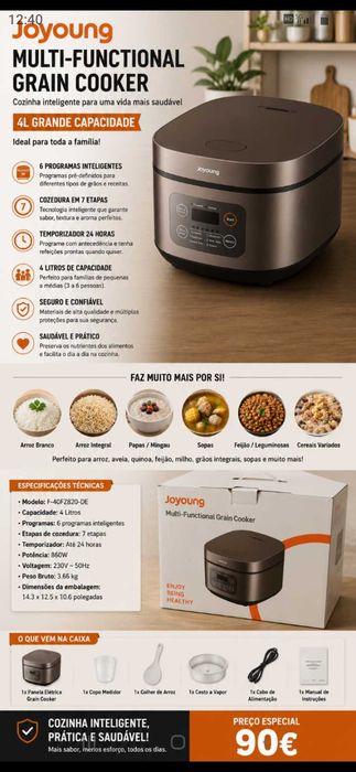 Cooker multifunções cozinha 90€. Oportunidade
