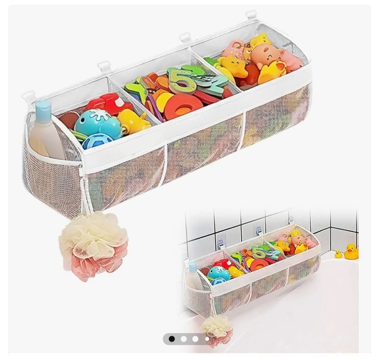 Organizadores de brinquedos de banho