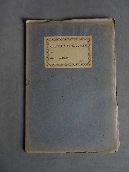 Livro Cartas Políticas por João Chagas nº 17