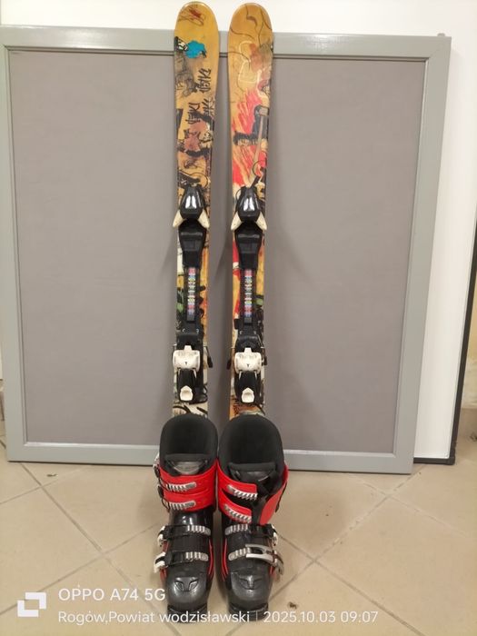 Narty z butami stan dobry ODBIÓR WŁASNY !