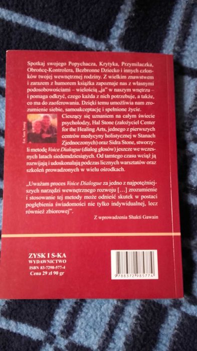 Obejmując nasze Ja Hal Stone Sidra Stone