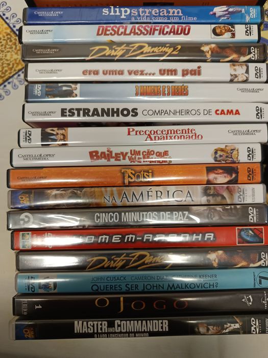 DVDs vários filmes novos