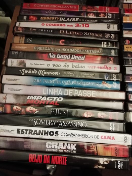 Dvds filmes novos, alguns ainda dentro da embalagem