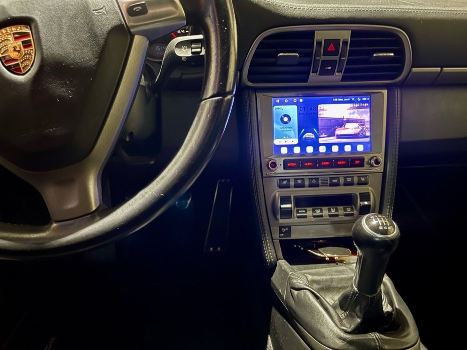 Rádio Porsche Cayman 911 987/Boxster 997 Android  + Carplay + GPS
