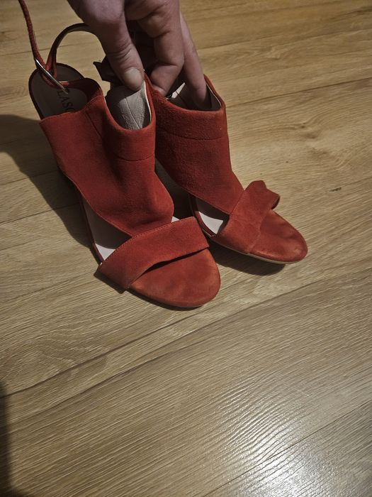Buty na słupku odktryte palce rozmiar 41