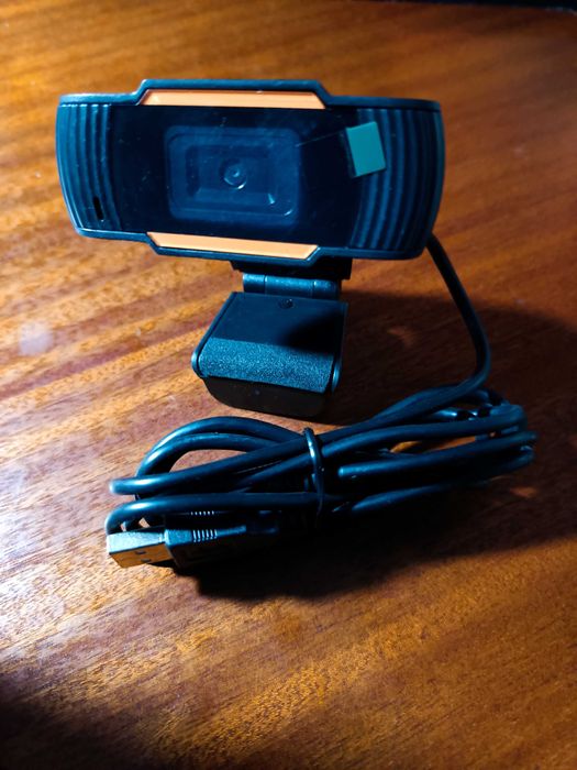 Webcam USB autofocus com microfone