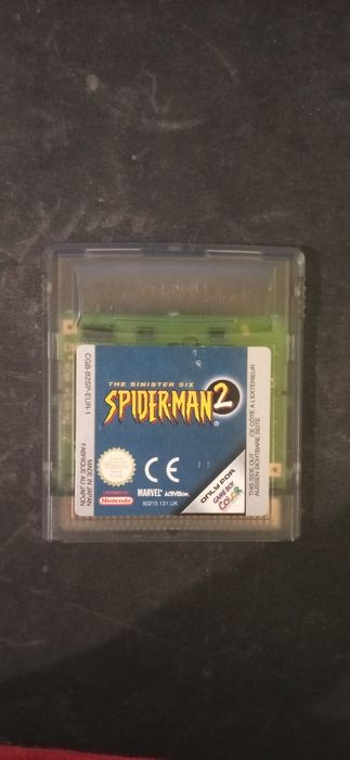 Gameboy color Spiderman 2 biały kruk