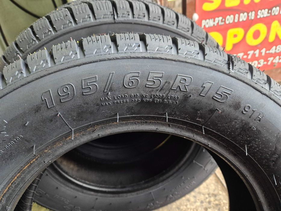 195/65r15 nowe opony zimowe nalewki bieznikowane montaz w cenie