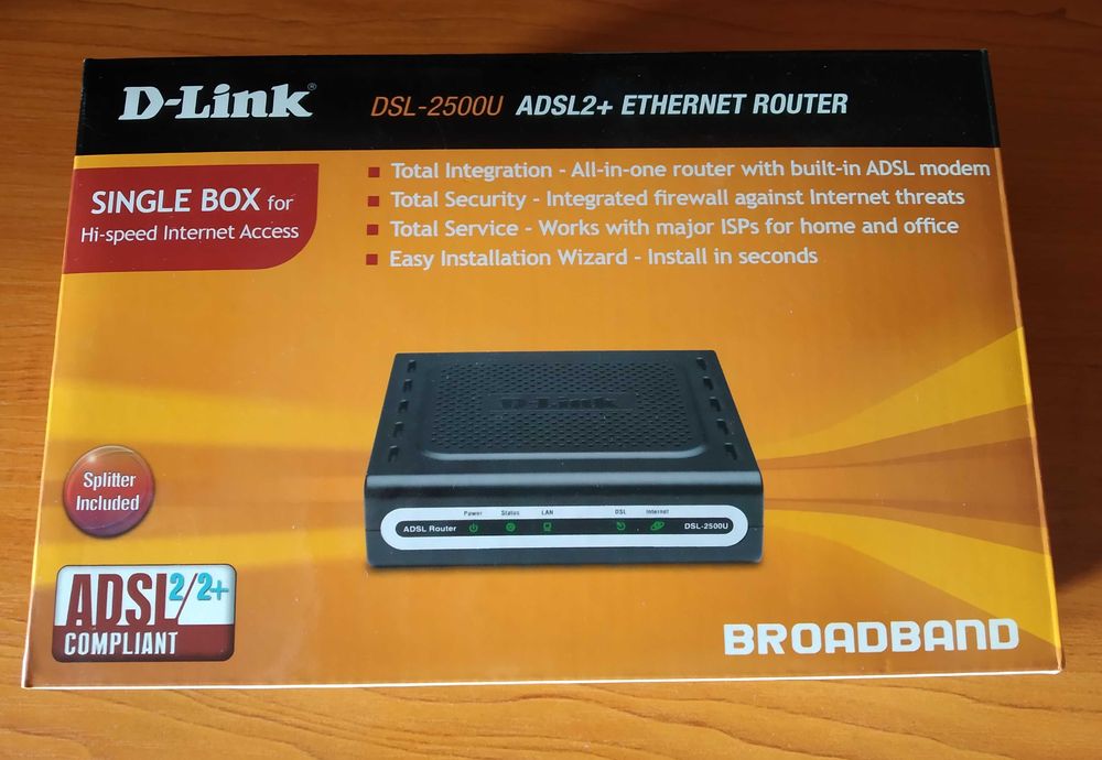 Продам в Харькове при встрече рабочий модем D-Link DSL-2500U.