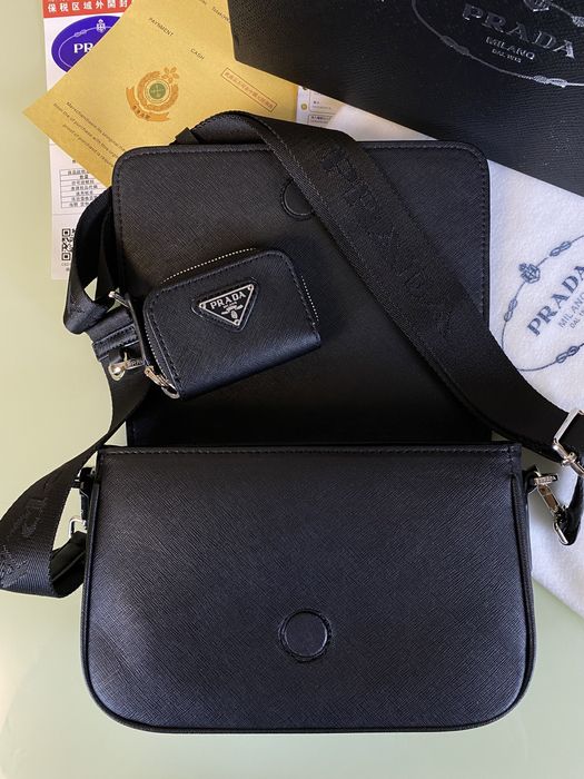 PRADA Saffiano Leather Shoulder Bag