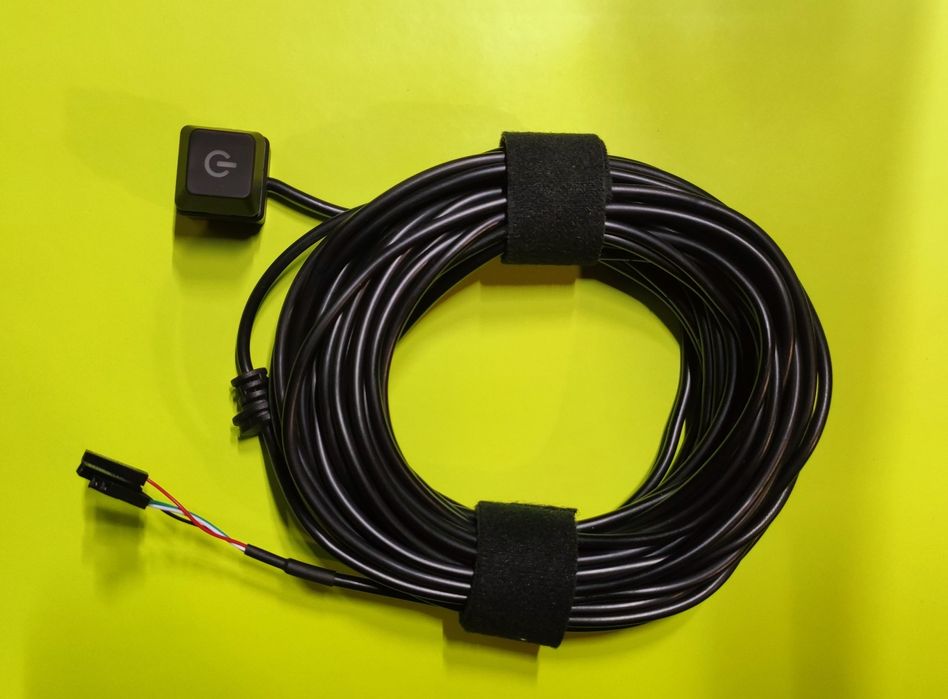 Кнопка для включення комп'ютера, 10 метрів, з підсвічуванням