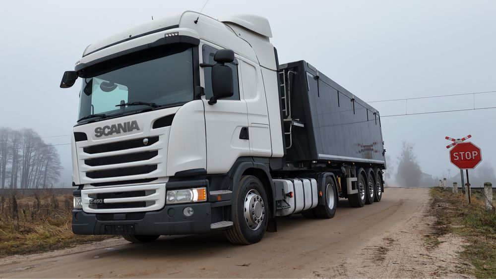 SCANIA G450 lekka hydraulika